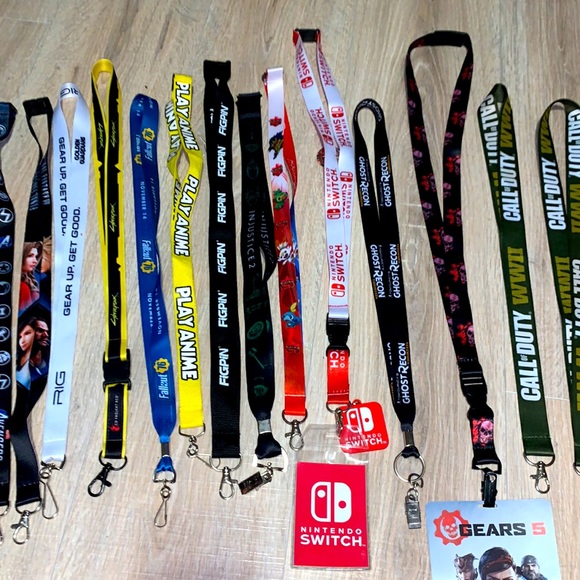 Video game Nintendo X Box lanyards new - Picture 3 of 7